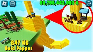 I built a house on the MOST EXPENSIVE plant in Roblox grow a garden...