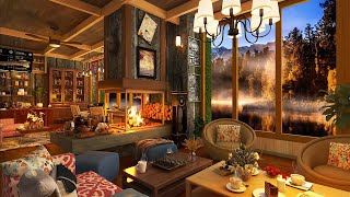 Relaxing April  Cafe Music - Cozy Coffee Shop Ambience ☕ Jazz Music for Study, Work and Sleep, Chill