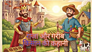 Raja aur grib kisaan ki khani || Hindi cartoon story || Hindi animation video || Cartoon video khani