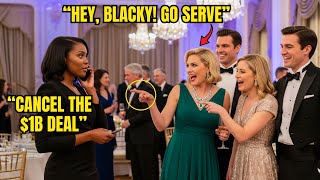White Billionaire Family Mocked the Black Woman at Party — Then She Canceled Their $1B Deal!