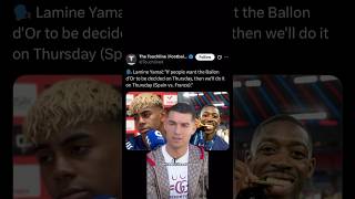 Cristiano Ronaldo reaction to Lamine Yamal ballon d'or 2025  claim