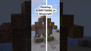 Painting COBBLESTONE in Minecraft! #paintedpixelspack