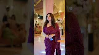 Hadiqa Kiani beautiful saree Design #ytshorts #sareedesign #hadiqakiyani