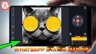 Make Whatsapp Status In Kinemaster Like This 🔥 With Music Visualiser