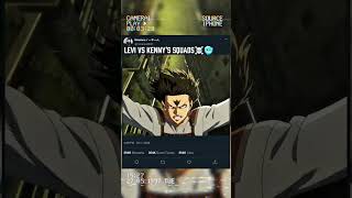 levi vs kenny's squads☠️🥶