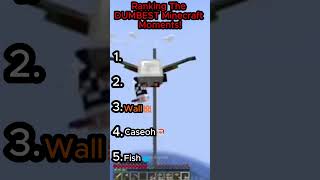 Ranking The DUMBEST Minecraft Moments!