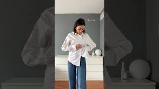 シャツハック！試してみませんか？ #fashionhacks #stylingtips