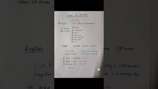 IBPS PO PRE (PRELIMS ) SYLLABUS 2024