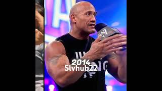 The Rock evolution from 1980 | #viralhoga #goviral #evolution #therock #wwe #2025 #wwebadblood