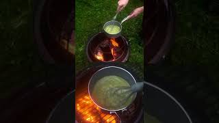 Not Just for Meat 🔥 Fire Pit Matcha Moments