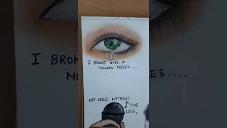 What it sounds like - lyrics art #art #kpopdemonhunters #lyricsart #sketch