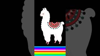 Toddler llama sensory visual stimulation for 2 year old #animalsforbabies #visualstimulation