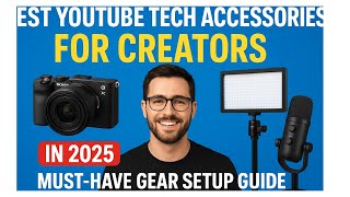 Best YouTube Tech Accessories for Creators in 2025 | Must-Have Gear Setup Guide