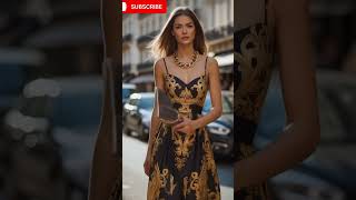 Walk Like a Queen 👑 | 3 French Girls in Empire Waist Dresses ✨ Paris Vibes for You!