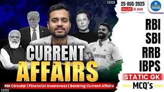 Daily Current Affairs 23th Aug 2025 | Financial Awareness & RBI Circulars | Bank Exams 2025