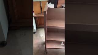 Turned a library cart to a bar cart 💪🏾🤩