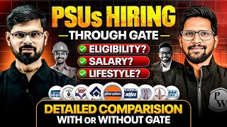 PSU Recruitment 2025 : Eligibility, Salary, and Lifestyle | With Or Without GATE Detailed Comparison