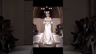 tamara ralph couture wedding dress 🤍#trending #fashion #model #runway #shorts