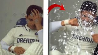 Shubman Gill's Explosive anger: Broke the Dressing Room Glass after being Run Out in Ind vs Eng Test