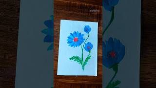 Simple flower drawing for beginners