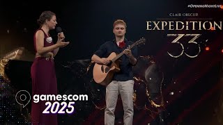 "Alicia" Clair Obscur Expedition 33 Live Acoustic Performance at Gamescom Opening Night Live