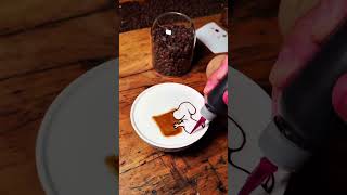 Snoopy Comes to Life in a Coffee Cup ☕️ by @latteartcity #shorts