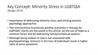 LGBTQIA Issues in Counseling by Dr. Steve Brady