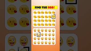 Find The Odd One Out Emoji #findtheoddoneout #spottheoddoneout
