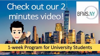 1-Week Intensive Program for University Students