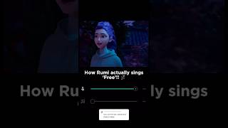 ‘Free’ With VS without background MUSIC! *requested* 🥤🍿#kpopdemonhunters