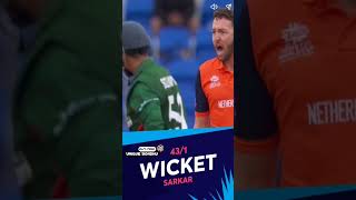 Bangladesh first wicket down on Soumya Sarkar #shorts #soumyasarkar #t20worldcup