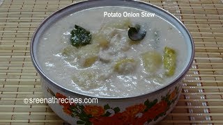 Potato Onion Stew - Kerala Stew Recipe