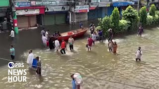 As rising sea levels swallow Bangladesh's land, its climate refugees are forced to adapt