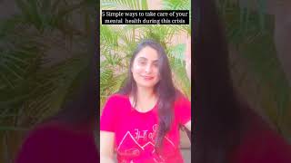 5 tips for your #Mental #Health during this #Crisis - #covid-19 #coronavirus #shorts #youtube