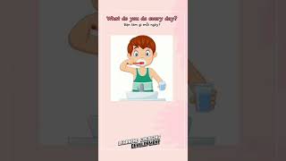 What do you do every day #learningenglishisfunny  #kingenglishforkids  #kingenglishkids