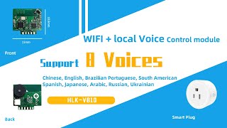 WIFI + local Voice Control module, Smart Voice Control, App Remote Control, Easy in Your Smart Home