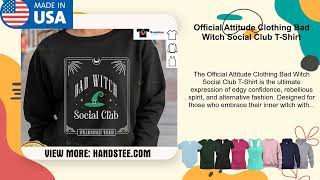 Official Attitude Clothing Bad Witch Social Club T-Shirt