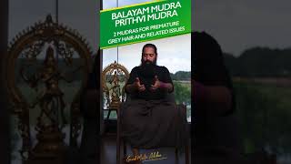Mudra for Premature Grey Hair | Balayam Mudra & Prithvi Mudra | By Grand Master Akshar #shorts
