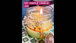 Simple Candle Making♥️ #candlemaking #candle #candles #candlewaxhindi #wax #craftyhome #homedecor