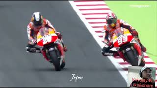 ang tindi ng bakbakan 2 repsol vs 1 monster energy yamaha..idol # 93