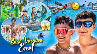 Best Vacation Ever - Epic Cancun Adventure! 🐬🌴🔥 Moon Palace, Fire Show, Water Park Slides & Dolphins