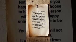 Happiness is a choice!....#motivation#quotes#shorts#life #english_quotes