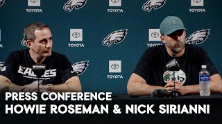 Eagles Press Conference: Howie Roseman and Nick Sirianni | August 26, 2025
