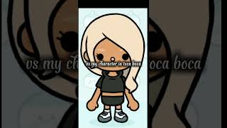 i did myself in toca boca vs my character in toca boca #tocalifeworld #thankyou