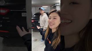 彼女は私にウォーキングハンドバッグを作ってくれました👜🙄 #ショートパンツ #カップル #関係