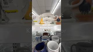 Kitchen Decor thrift! 🧺🍽️☕️ #thriftdecor #thrifthaul #thriftstorehaul #shorts #thriftshopping