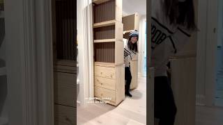 IKEAのラストドレッサーと特注棚を使ったDIYマーフィードア！#hiddendoor #closetgoals #diyprojects