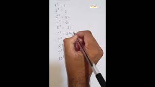 1 to  10 Cubes trick | Cubes 1 to 10 | List of Cubes #maths #cubes #short #tricks