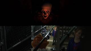 Behind the scenes of It chapter 2 #pennywise #halloween #movie #shorts #short #scary #makeup