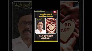 உறுப்பு தானம் அவசியம் தேவை #tjshankar #socialawarness #shorts